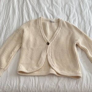 Madewell Cream Knit Women's Cardigan